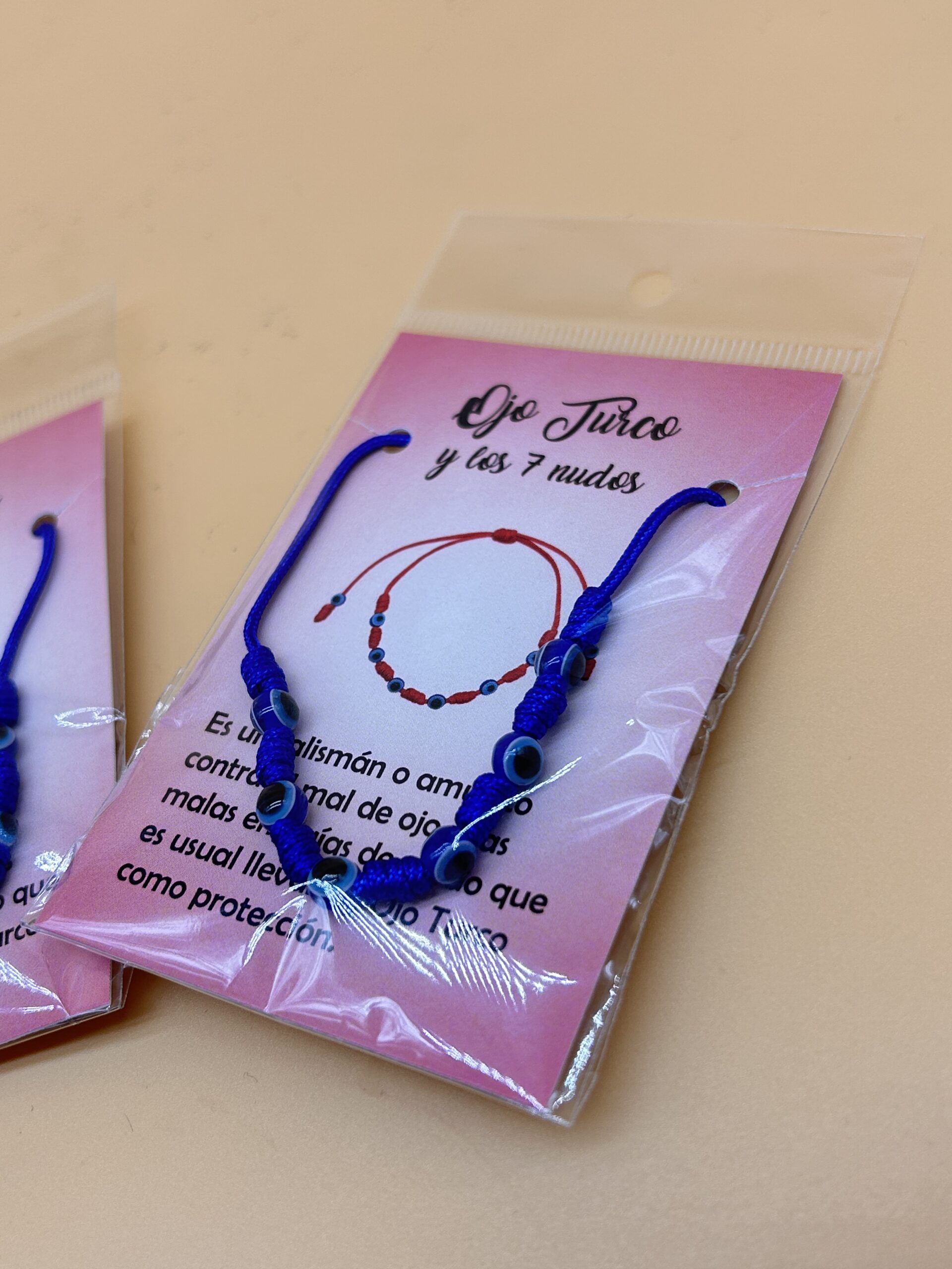 Pulsera ojo turco de los 7 nudos