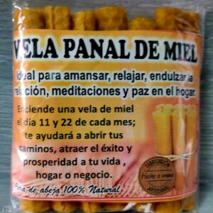 Paquete de Velas de Panel de Miel – Luz Natural y Energía Purificadora