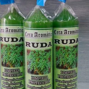 velón cera aromatica ruda