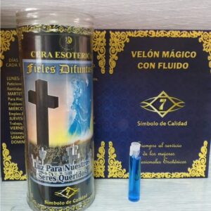 velón cera esoterica nuestros difuntos