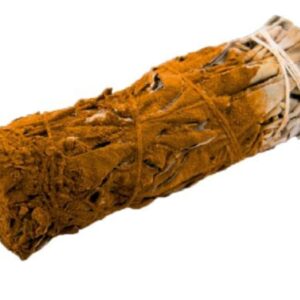atado de salvia blanca impregnado de canela