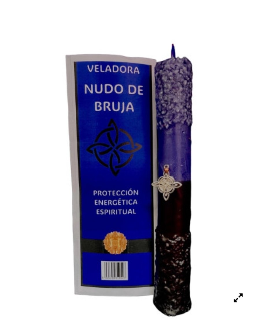 VELADORA NUDO DE BRUJA