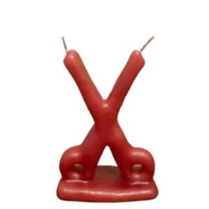 VELA TIJERAS ROJA