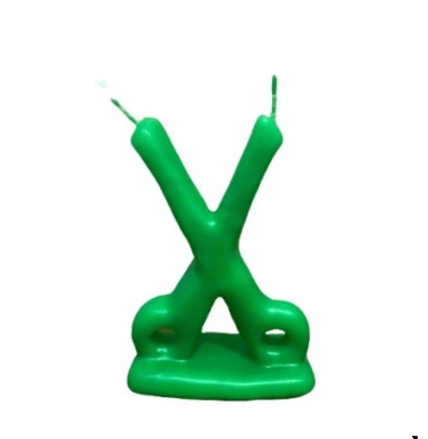 VELA TIJERAS VERDE