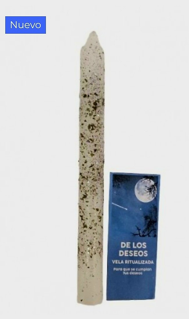 VELA DE LOS DESEOS, CIN HIERBAS PODEROSAS