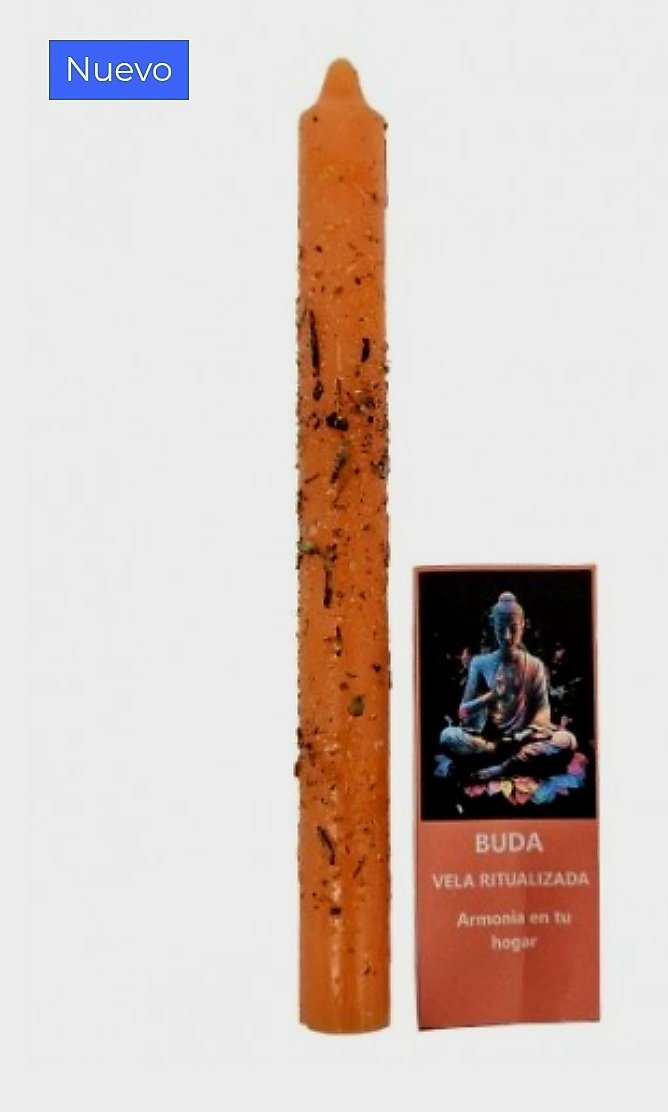 VELA BUDA,ARMONÍA EN TU HOGAR,CON HIERBAS PODEROSAS