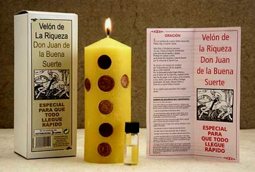 VELON DE LA RIQUEZA DON JUAN DE LA BUENA SUERTE ESPECIAL (Para agilizar trámites y conseguir riqueza)